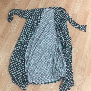 M Lularoe Sarah duster cardigan.